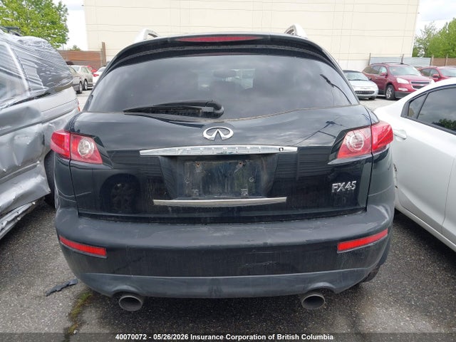 40070072 :رقم المزاد ، JNRBS08W54X400922 vin ، 2004 Infiniti Fx45 مزاد بيع