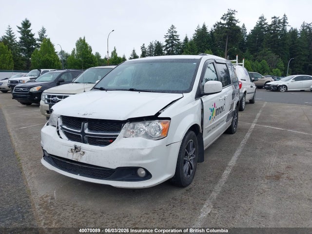 2017 Dodge Grand Caravan Cvp/sxt მანქანა იყიდება აუქციონზე, vin: 2C4RDGBG3HR618008, აუქციონის ნომერი: 40070089