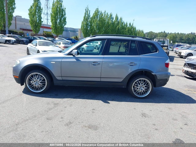 40070095 :رقم المزاد ، WBXPC93478WJ07759 vin ، 2008 Bmw X3 مزاد بيع
