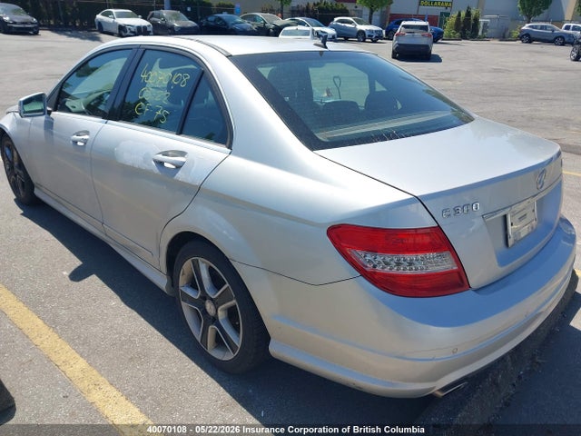 Aukcja sprzedaży 2010 Mercedes-benz C 300 4matic, vin: WDDGF8BB3AF371233, numer aukcji: 40070108
