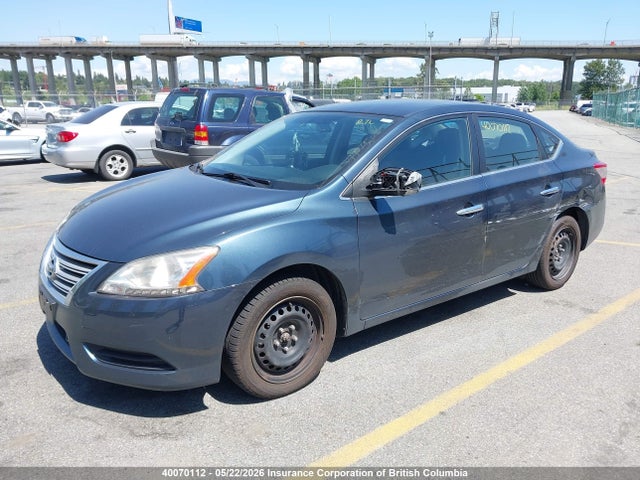 Продаж на аукціоні авто 2013 Nissan Sentra S/sv/sr/sl, vin: 3N1AB7AP7DL744189, номер лоту: 40070112