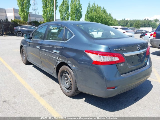 Продаж на аукціоні авто 2013 Nissan Sentra S/sv/sr/sl, vin: 3N1AB7AP7DL744189, номер лоту: 40070112
