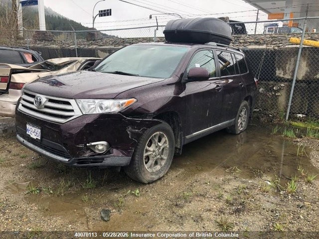 Продажа на аукционе авто 2013 Toyota Highlander Base Plus V6, vin: 5TDBK3EH1DS206580, номер лота: 40070113
