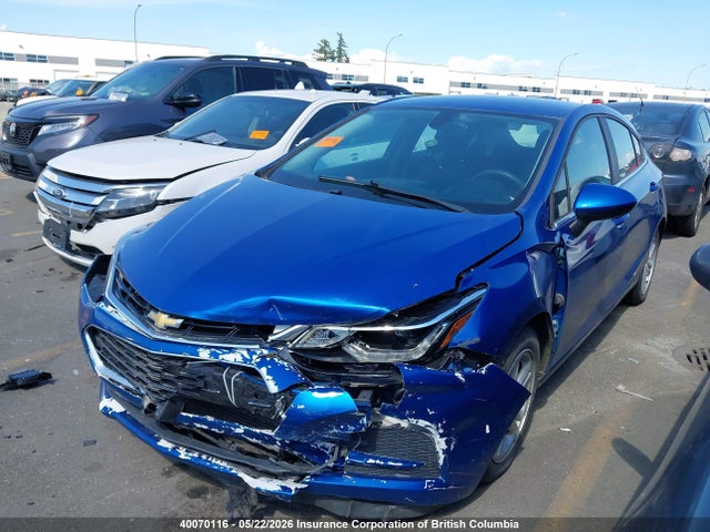 2017 Chevrolet Cruze მანქანა იყიდება აუქციონზე, vin: 3G1BE6SM5HS531155, აუქციონის ნომერი: 40070116