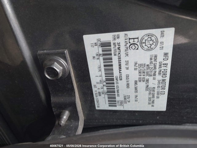 3FMTK3SS8MMA41028 Ford Mustang Mach-e Premium
