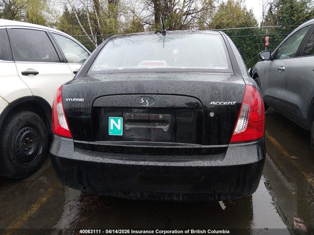 Продажа на аукционе авто 2008 Hyundai Accent Gls, vin: KMHCN45C28U252860, номер лота: 40063111