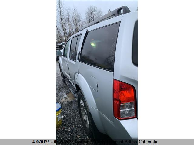 Продажа на аукционе авто 2012 Nissan Pathfinder S/le/se, vin: 5N1AR1NBXCC633811, номер лота: 40070137