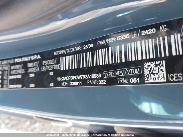 Продажа на аукционе авто 2024 Dodge Hornet R/t Plus, vin: ZACPDFDW7R3A19986, номер лота: 40066239