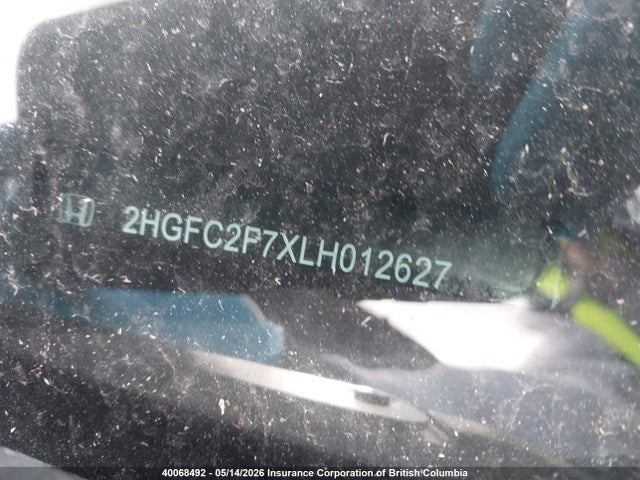 2HGFC2F7XLH012627 Honda CIVIC EX