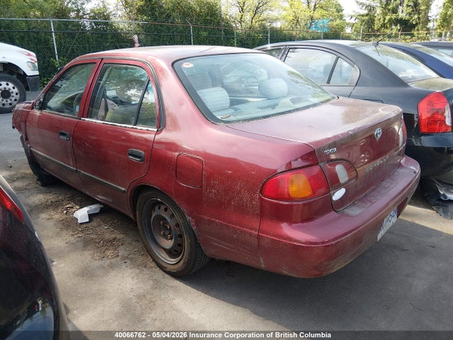 1999 Toyota Corolla Ve/ce/le მანქანა იყიდება აუქციონზე, vin: 2T1BR12E8XC758522, აუქციონის ნომერი: 40066762