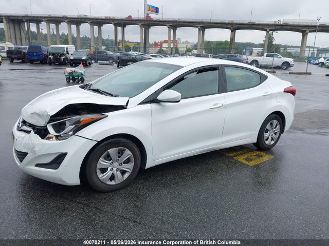 2016 Hyundai Elantra Se/sport/limited მანქანა იყიდება აუქციონზე, vin: 5NPDH4AE3GH791889, აუქციონის ნომერი: 40070211