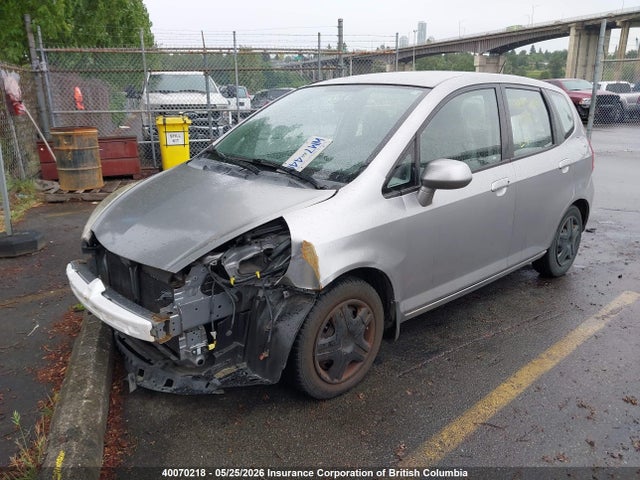 2007 Honda Fit მანქანა იყიდება აუქციონზე, vin: JHMGD384X7S811703, აუქციონის ნომერი: 40070218