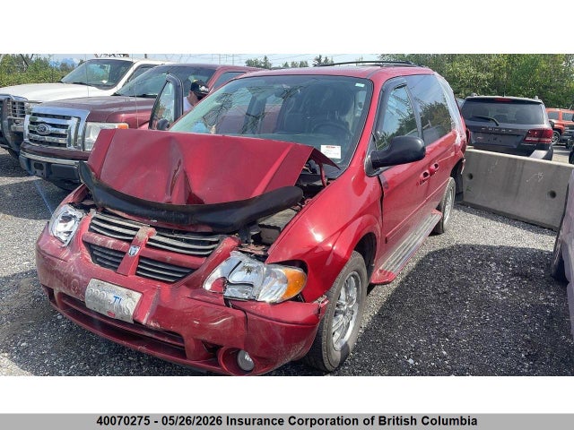 2005 Dodge Grand Caravan Sxt მანქანა იყიდება აუქციონზე, vin: 2D4GP44L55R557556, აუქციონის ნომერი: 40070275