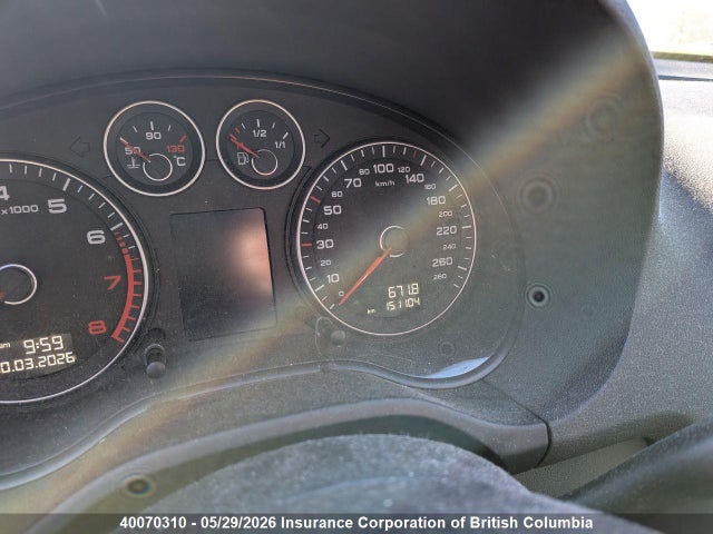 40070310 :رقم المزاد ، WAUHF68P49A068165 vin ، 2009 Audi A3 مزاد بيع
