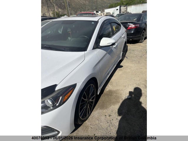 40070313 :رقم المزاد ، KMHD04LB9JU458907 vin ، 2018 Hyundai Elantra Sport مزاد بيع