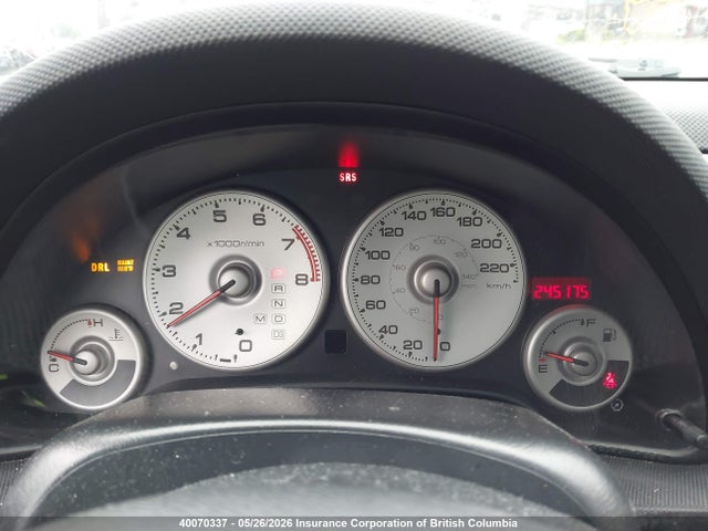 2002 Acura Rsx მანქანა იყიდება აუქციონზე, vin: JH4DC54862C807211, აუქციონის ნომერი: 40070337