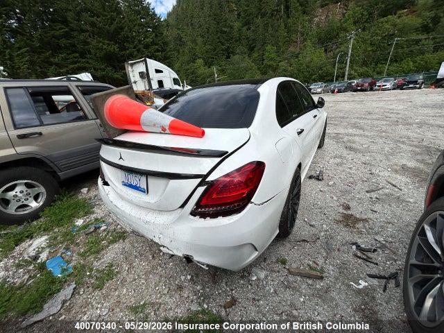 40070340 :رقم المزاد ، 55SWF8EB3KU301334 vin ، 2019 Mercedes-benz C 300 4mati مزاد بيع