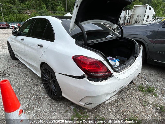 40070340 :رقم المزاد ، 55SWF8EB3KU301334 vin ، 2019 Mercedes-benz C 300 4mati مزاد بيع