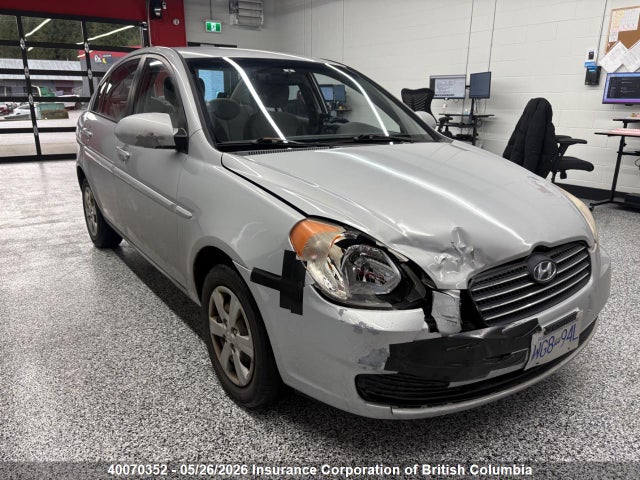 2008 Hyundai Accent Gl/gls/l მანქანა იყიდება აუქციონზე, vin: KMHCN45C38U243763, აუქციონის ნომერი: 40070352
