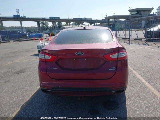 2016 Ford Fusion Se მანქანა იყიდება აუქციონზე, vin: 3FA6P0T91GR393085, აუქციონის ნომერი: 40070370