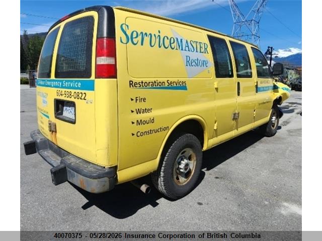 GMC Savana G2500 2015 1GTW7FCF7F1157326 Image 3
