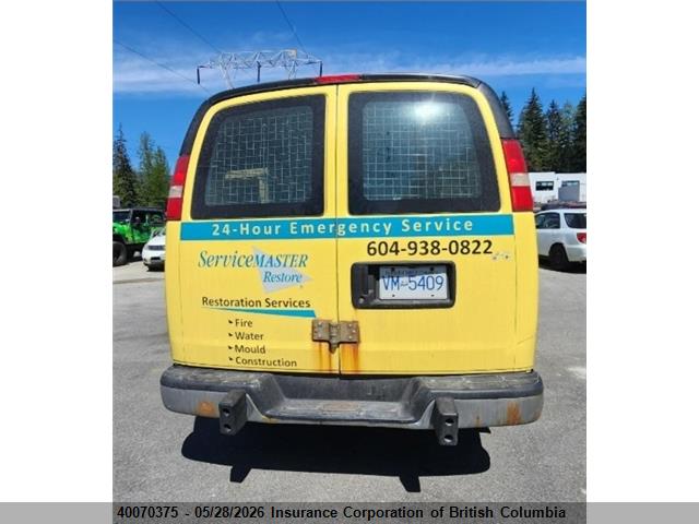 GMC Savana G2500 2015 1GTW7FCF7F1157326 Image 5