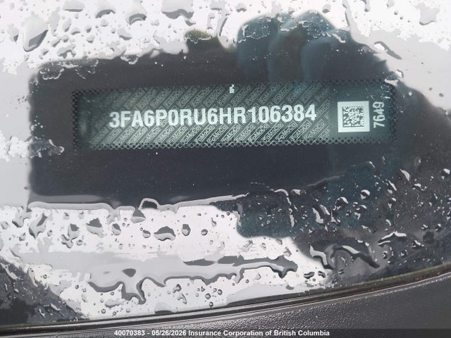 Продажа на аукционе авто 2017 Ford Fusion Titanium Hev, vin: 3FA6P0RU6HR106384, номер лота: 40070383