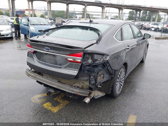 Продажа на аукционе авто 2017 Ford Fusion Titanium Hev, vin: 3FA6P0RU6HR106384, номер лота: 40070383