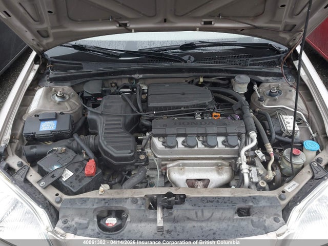 40061382 :رقم المزاد ، 2HGES16611H924706 vin ، 2001 Honda Civic Lx مزاد بيع