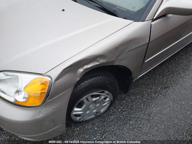 40061382 :رقم المزاد ، 2HGES16611H924706 vin ، 2001 Honda Civic Lx مزاد بيع