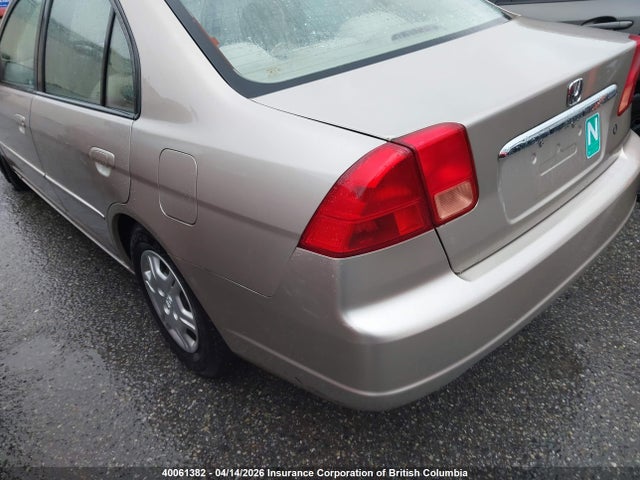 40061382 :رقم المزاد ، 2HGES16611H924706 vin ، 2001 Honda Civic Lx مزاد بيع