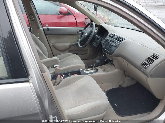 40061382 :رقم المزاد ، 2HGES16611H924706 vin ، 2001 Honda Civic Lx مزاد بيع