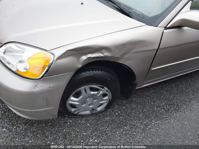 40061382 :رقم المزاد ، 2HGES16611H924706 vin ، 2001 Honda Civic Lx مزاد بيع
