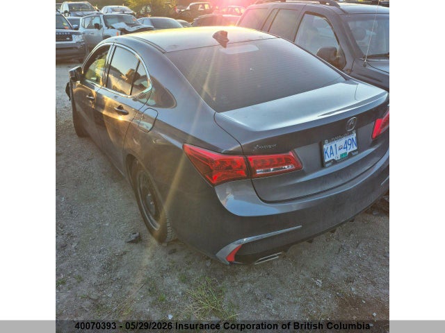 Auction sale of the 2018 Acura Tlx, vin: 19UUB1F39JA800893, lot number: 40070393