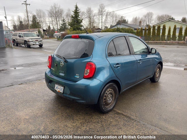 40070403 :رقم المزاد ، 3N1CK3CP4FL268159 vin ، 2015 Nissan Micra مزاد بيع