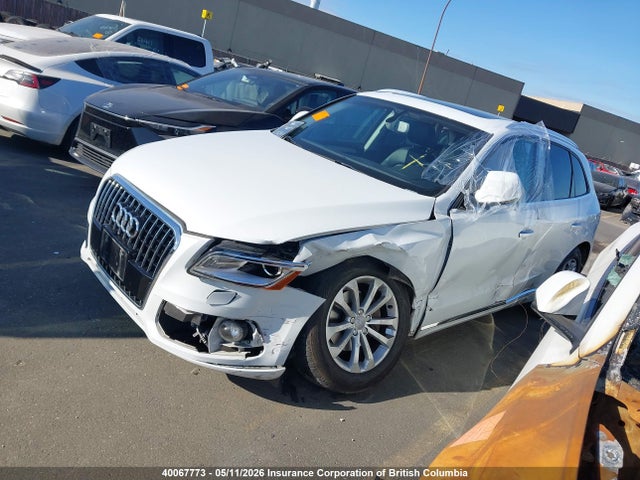 2016 Audi Q5 Premium Plus მანქანა იყიდება აუქციონზე, vin: WA1L2AFP0GA004338, აუქციონის ნომერი: 40067773