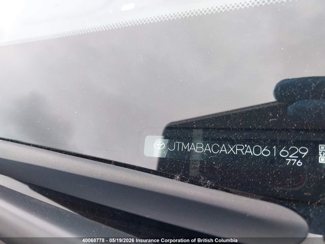 40068778 :رقم المزاد ، JTMABACAXRA061629 vin ، 2024 Toyota Bz4x Xle/limited مزاد بيع