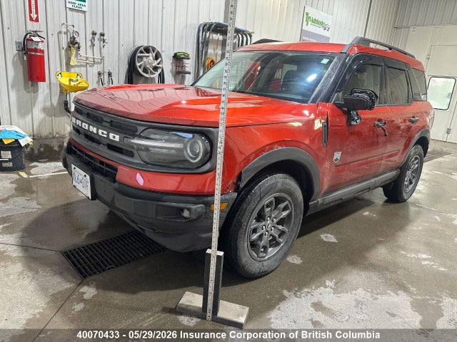 40070433 :رقم المزاد ، 3FMCR9B6XRRF33670 vin ، 2024 Ford Bronco Sport Big Bend مزاد بيع