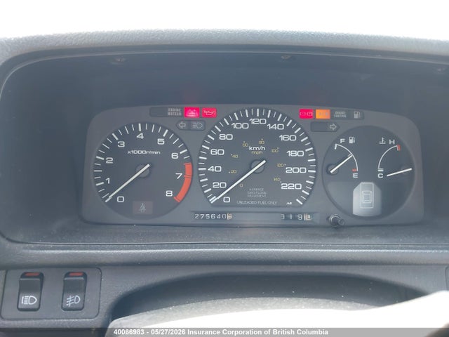 40066983 :رقم المزاد ، JHMBA4189MC801417 vin ، 1991 Honda Prelude Se مزاد بيع