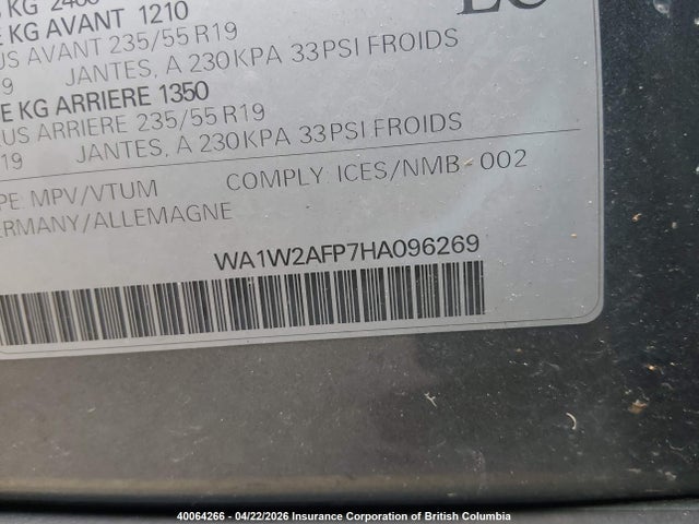 WA1W2AFP7HA096269 Audi Q5 Technik/s-line
