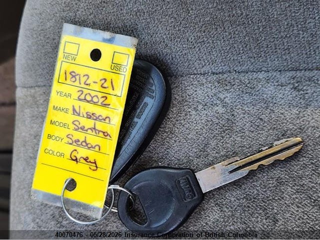 Auction sale of the 2002 Nissan Sentra Xe/gxe, vin: 3N1CB51D12L622234, lot number: 40070476