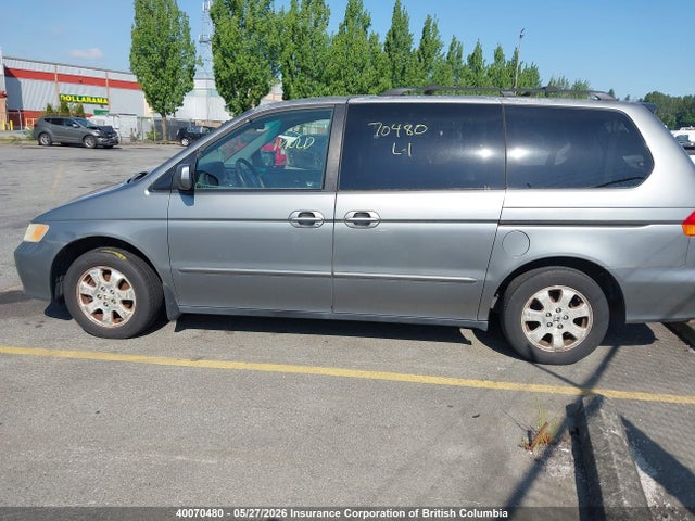 40070480 :رقم المزاد ، 2HKRL18942H005649 vin ، 2002 Honda Odyssey Exl مزاد بيع