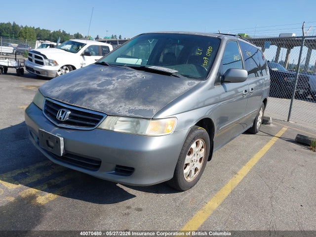 40070480 :رقم المزاد ، 2HKRL18942H005649 vin ، 2002 Honda Odyssey Exl مزاد بيع
