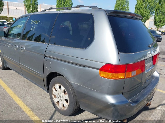 40070480 :رقم المزاد ، 2HKRL18942H005649 vin ، 2002 Honda Odyssey Exl مزاد بيع