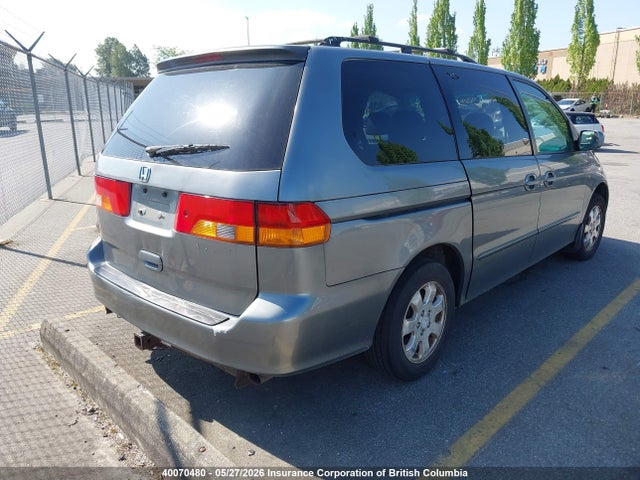 40070480 :رقم المزاد ، 2HKRL18942H005649 vin ، 2002 Honda Odyssey Exl مزاد بيع