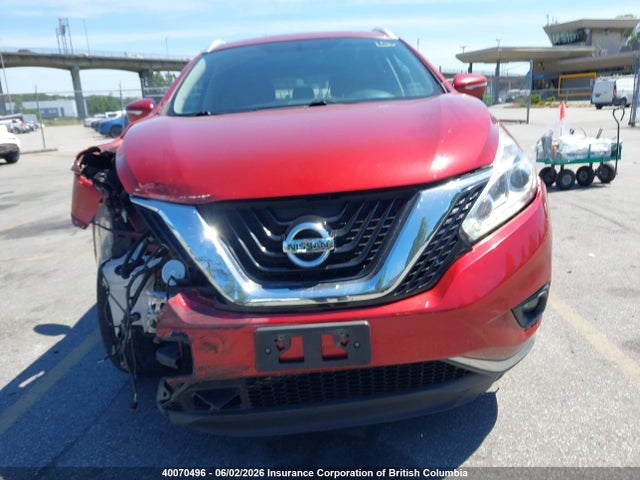 Продаж на аукціоні авто 2015 Nissan Murano S/sl/sv/platinum, vin: 5N1AZ2MH5FN277403, номер лоту: 40070496
