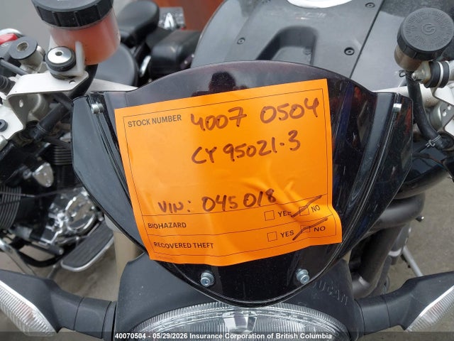 Aukcja sprzedaży 2012 Ducati Monster 1110, vin: ZDM1RARR2CB045018, numer aukcji: 40070504