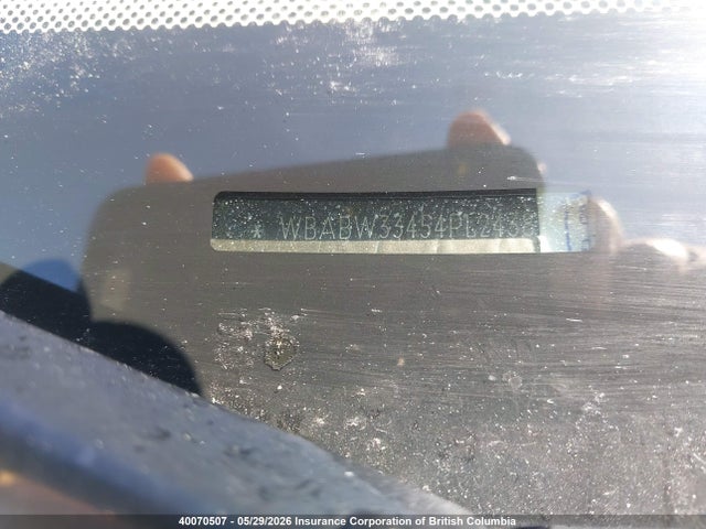 40070507 :رقم المزاد ، WBABW33454PL24384 vin ، 2004 Bmw 325ci مزاد بيع