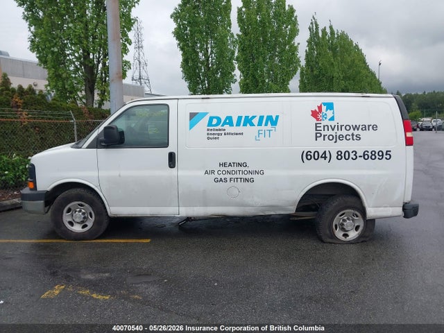 40070540 :رقم المزاد ، 1GCWGFBA7E1165155 vin ، 2014 Chevrolet Express 2500 1wt مزاد بيع