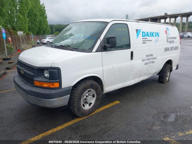 40070540 :رقم المزاد ، 1GCWGFBA7E1165155 vin ، 2014 Chevrolet Express 2500 1wt مزاد بيع